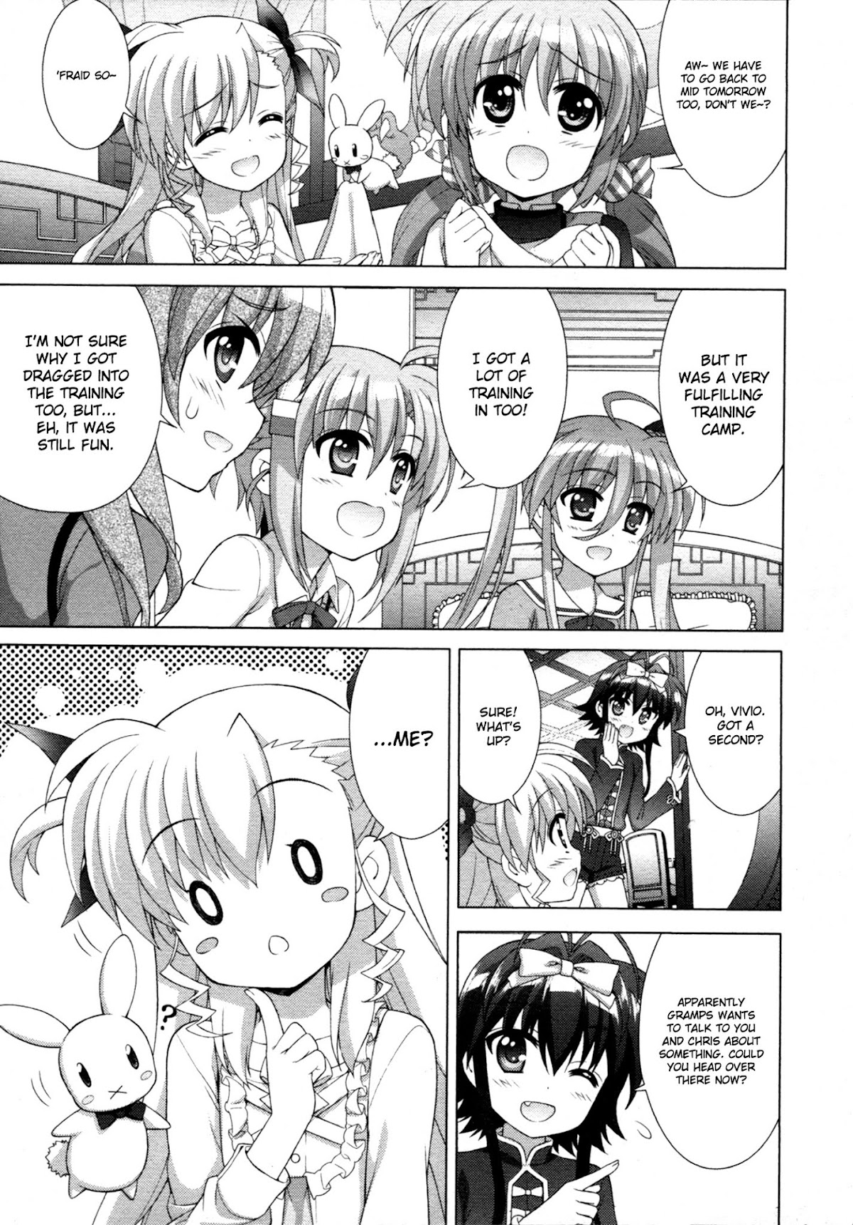 Mahou Shoujo Lyrical Nanoha Vivid Chapter 80 page 3 - Chapter 80 : Domain