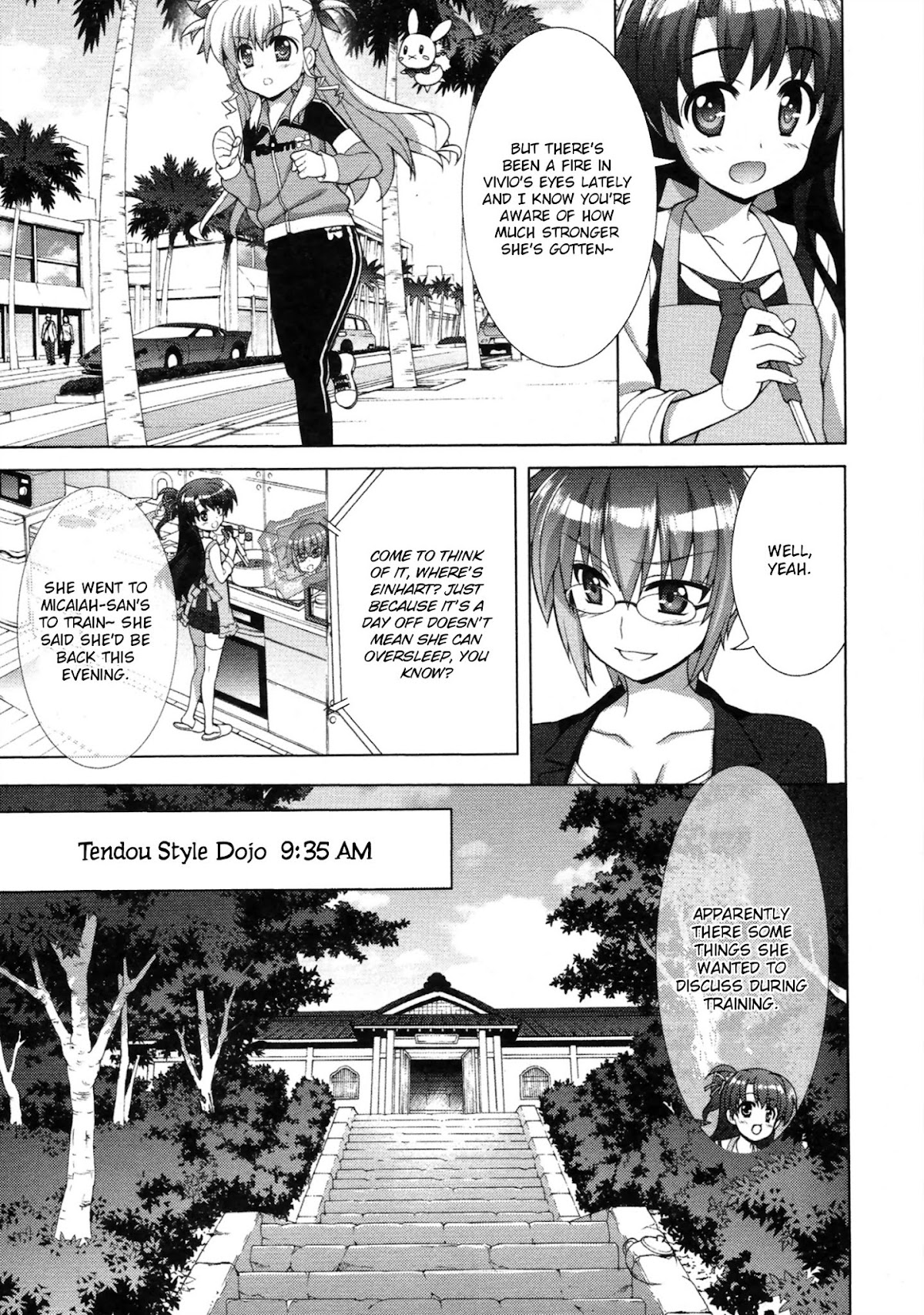 Mahou Shoujo Lyrical Nanoha Vivid Chapter 83 page 13 - Chapter 83 : Approach Run