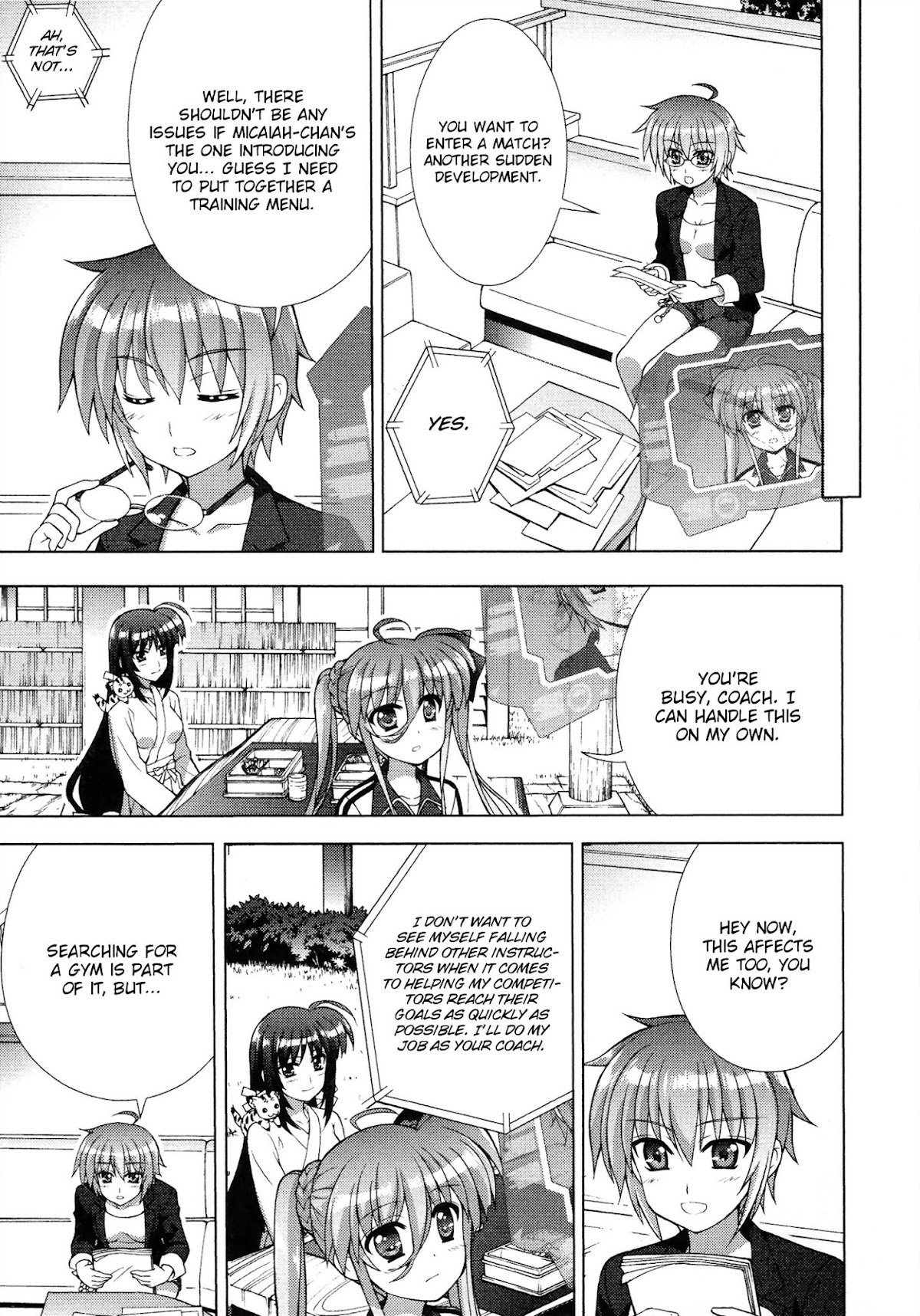Mahou Shoujo Lyrical Nanoha Vivid Chapter 83 page 27 - Chapter 83 : Approach Run