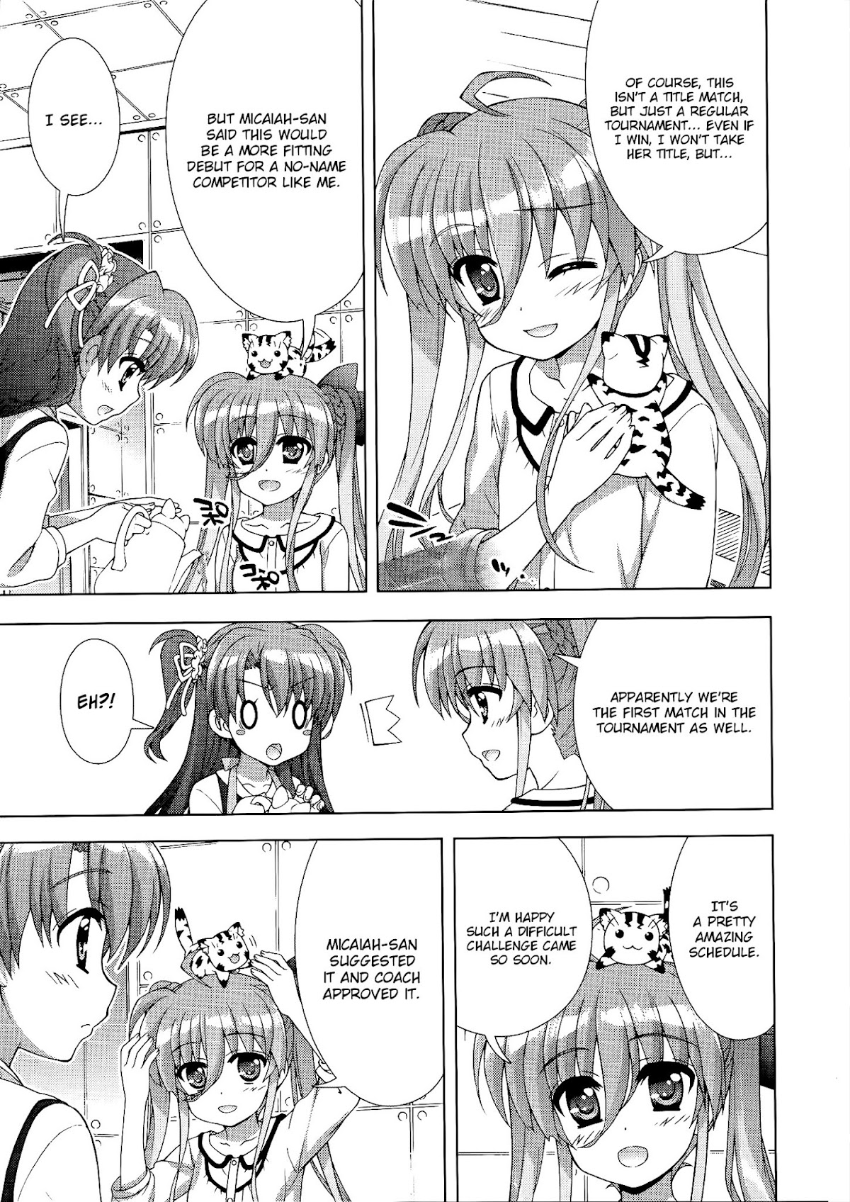 Mahou Shoujo Lyrical Nanoha Vivid Chapter 84 page 19 - Chapter 84 : Taking on the World