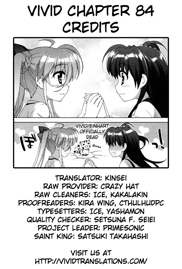 Mahou Shoujo Lyrical Nanoha Vivid Chapter 84 page 30 - Chapter 84 : Taking on the World