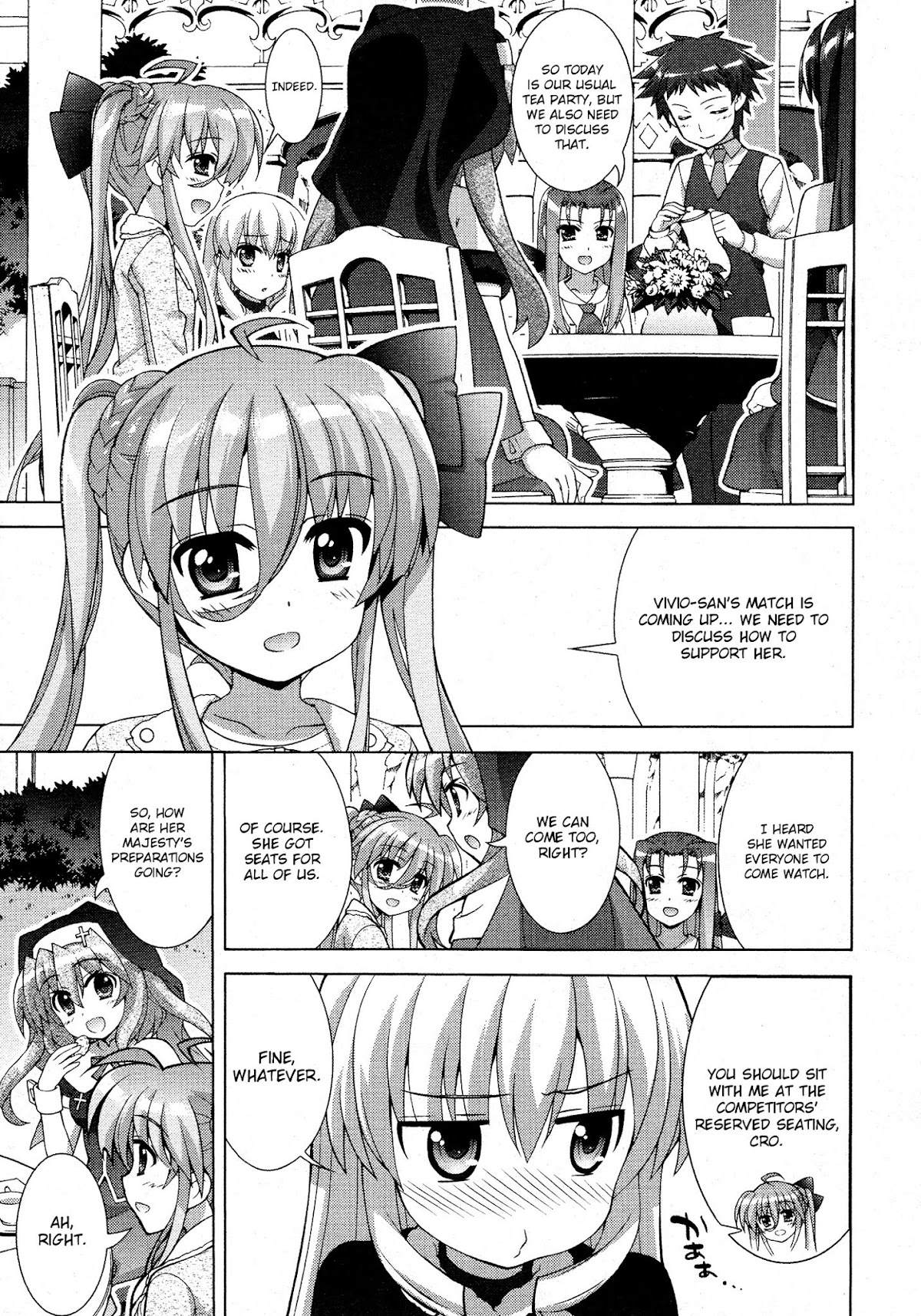 Mahou Shoujo Lyrical Nanoha Vivid Chapter 86 page 15 - Chapter 86 : Road to Victory
