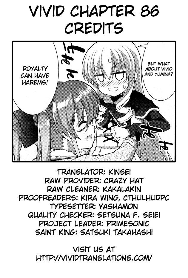 Mahou Shoujo Lyrical Nanoha Vivid Chapter 86 page 33 - Chapter 86 : Road to Victory