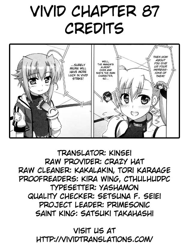 Mahou Shoujo Lyrical Nanoha Vivid Chapter 87 page 29 - Chapter 87: Reciprocation