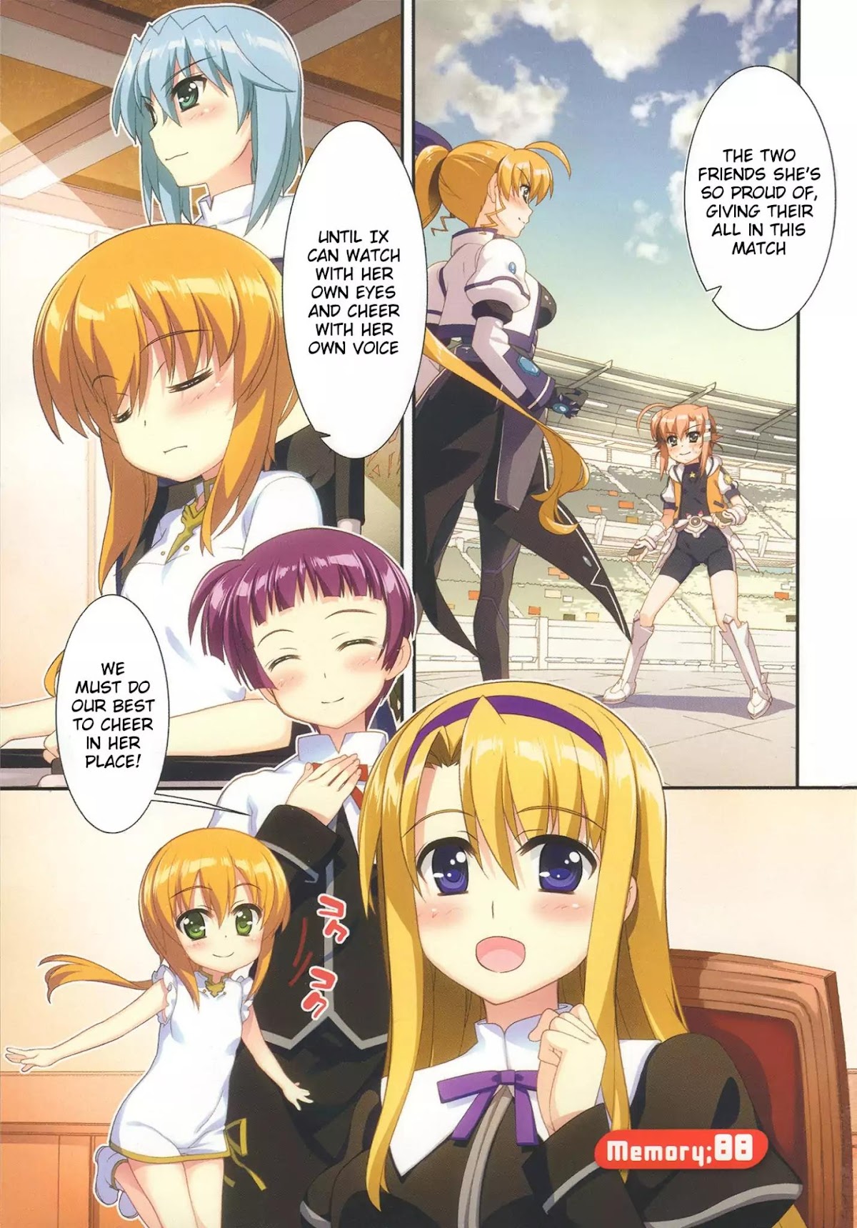 Mahou Shoujo Lyrical Nanoha Vivid Chapter 88 page 1 - Chapter 88: Gale