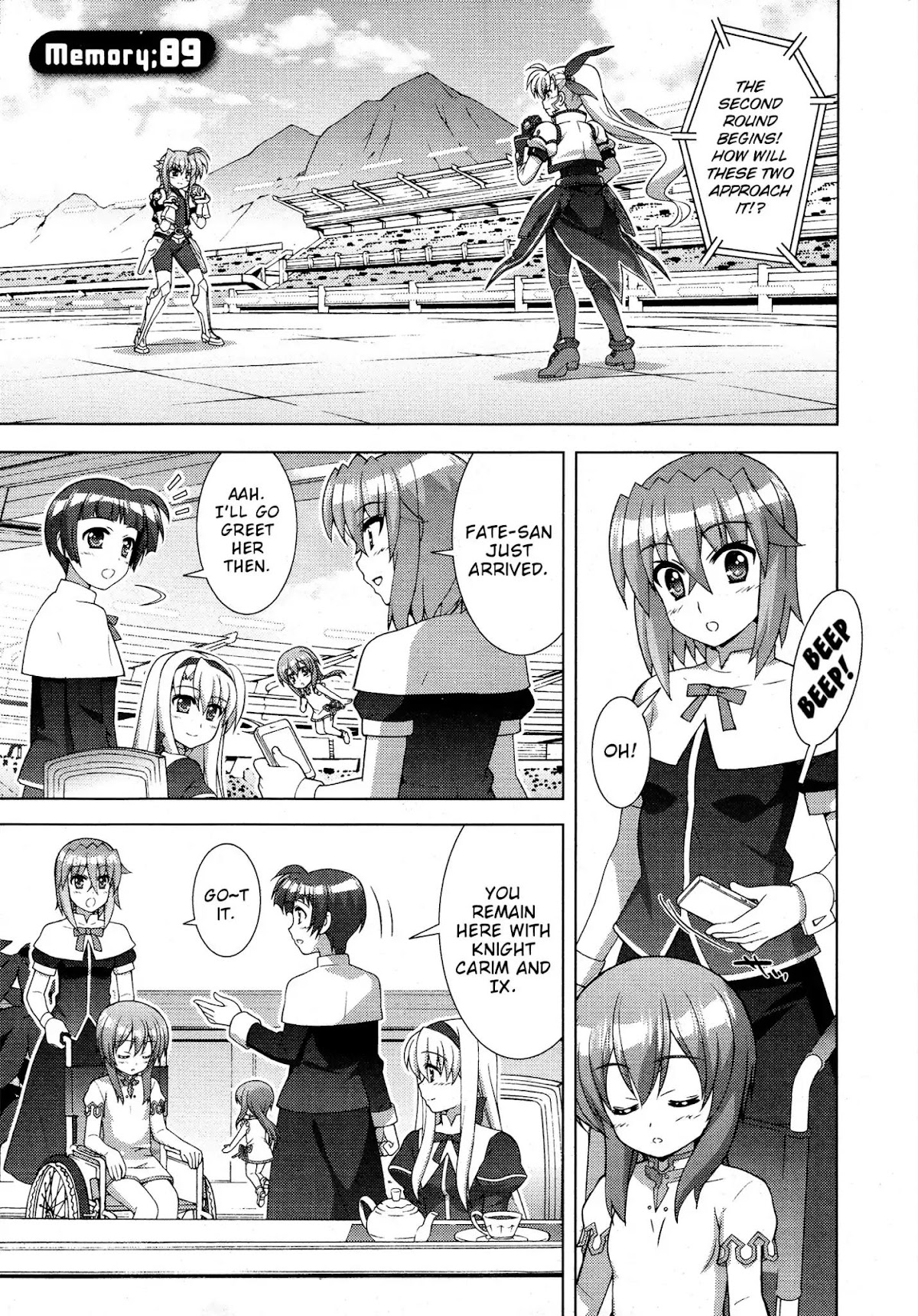 Mahou Shoujo Lyrical Nanoha Vivid Chapter 89 page 1 - Chapter 89: Roaring Dragon