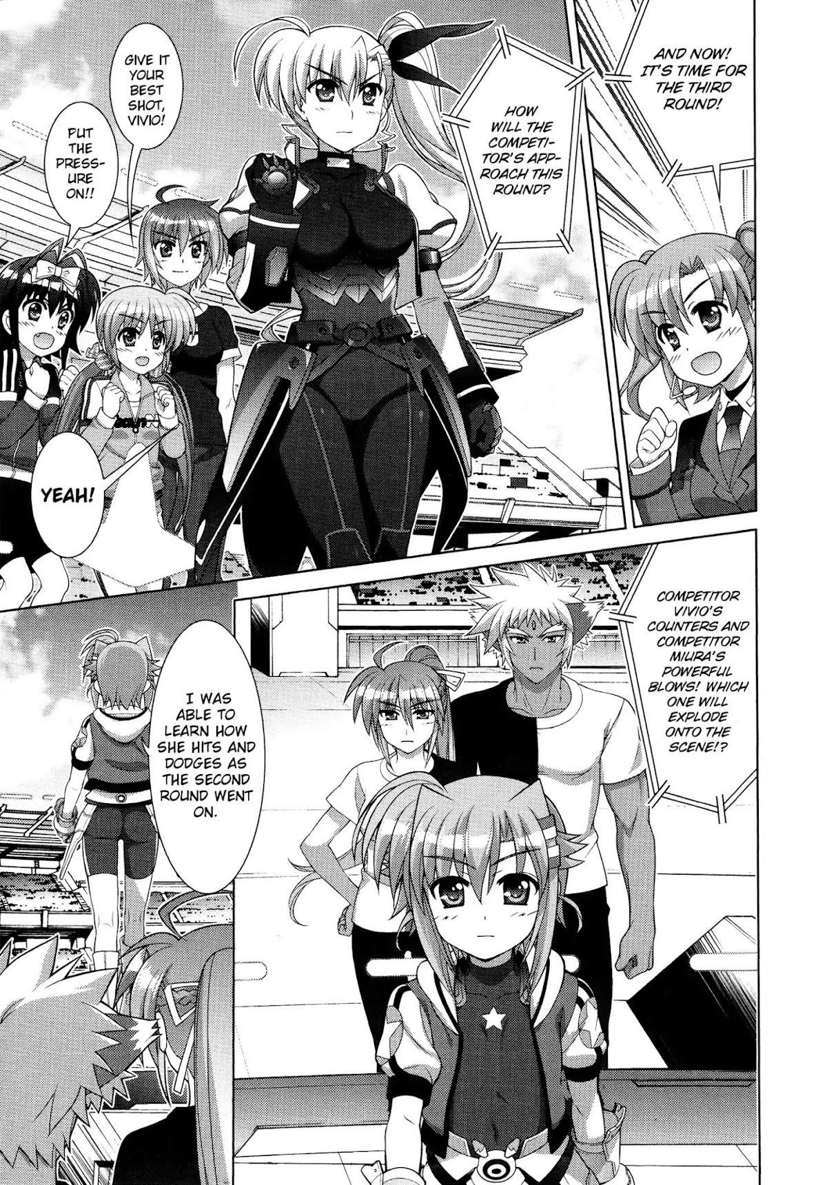 Mahou Shoujo Lyrical Nanoha Vivid Chapter 89 page 15 - Chapter 89: Roaring Dragon