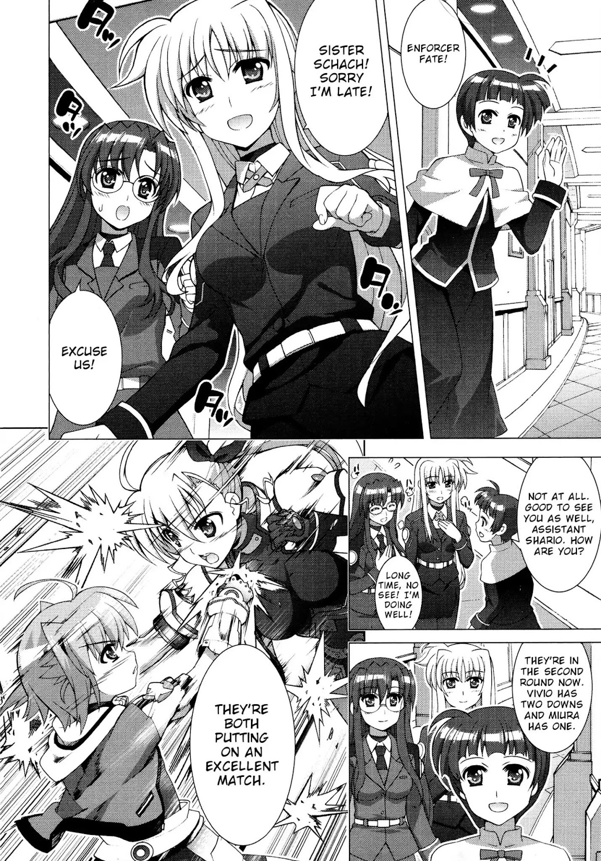Mahou Shoujo Lyrical Nanoha Vivid Chapter 89 page 2 - Chapter 89: Roaring Dragon