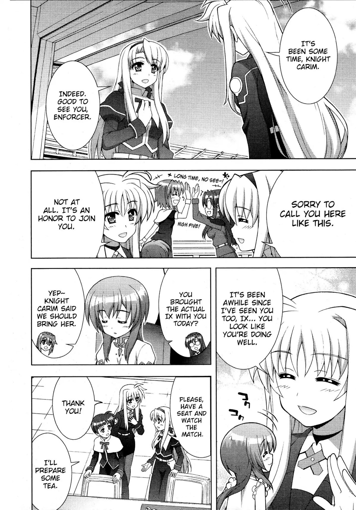 Mahou Shoujo Lyrical Nanoha Vivid Chapter 89 page 4 - Chapter 89: Roaring Dragon