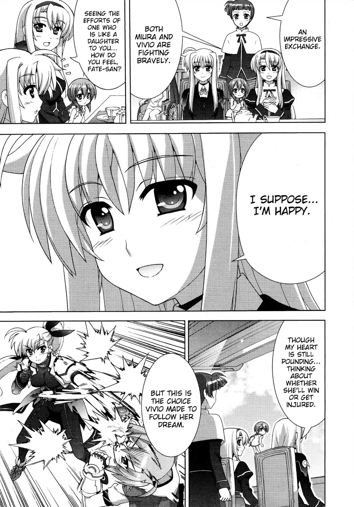 Mahou Shoujo Lyrical Nanoha Vivid Chapter 89 page 9 - Chapter 89: Roaring Dragon