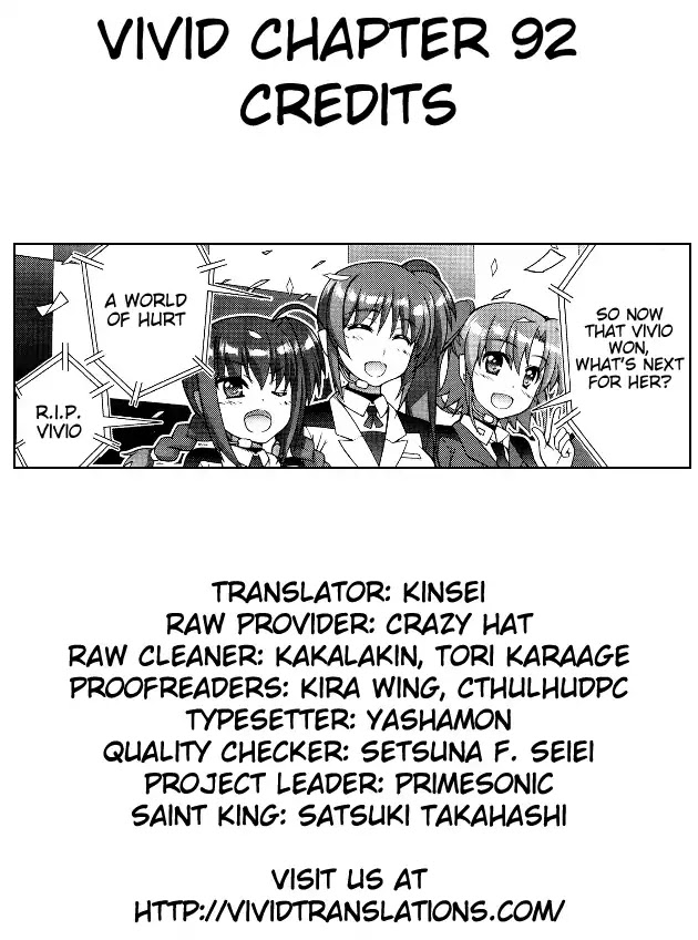 Mahou Shoujo Lyrical Nanoha Vivid Chapter 92 page 31 - Chapter 92: Path to the Future Stage