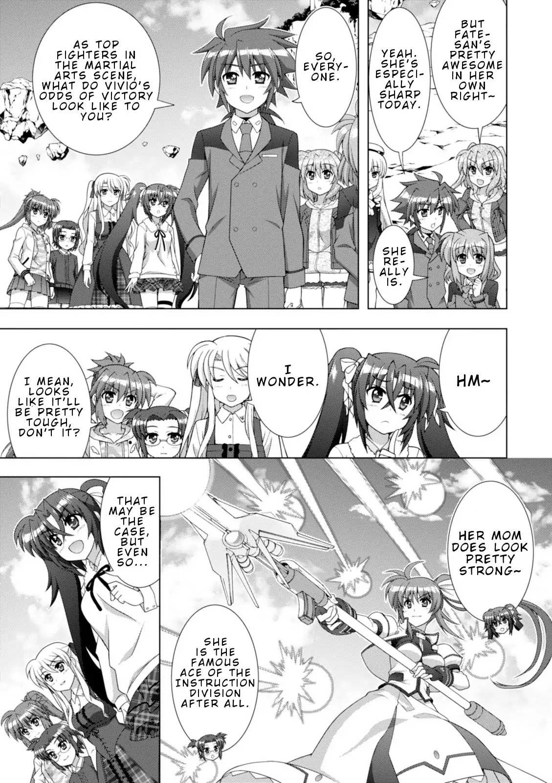 Mahou Shoujo Lyrical Nanoha Vivid Chapter 93 page 14 - Chapter 93: The Two’s Countdown