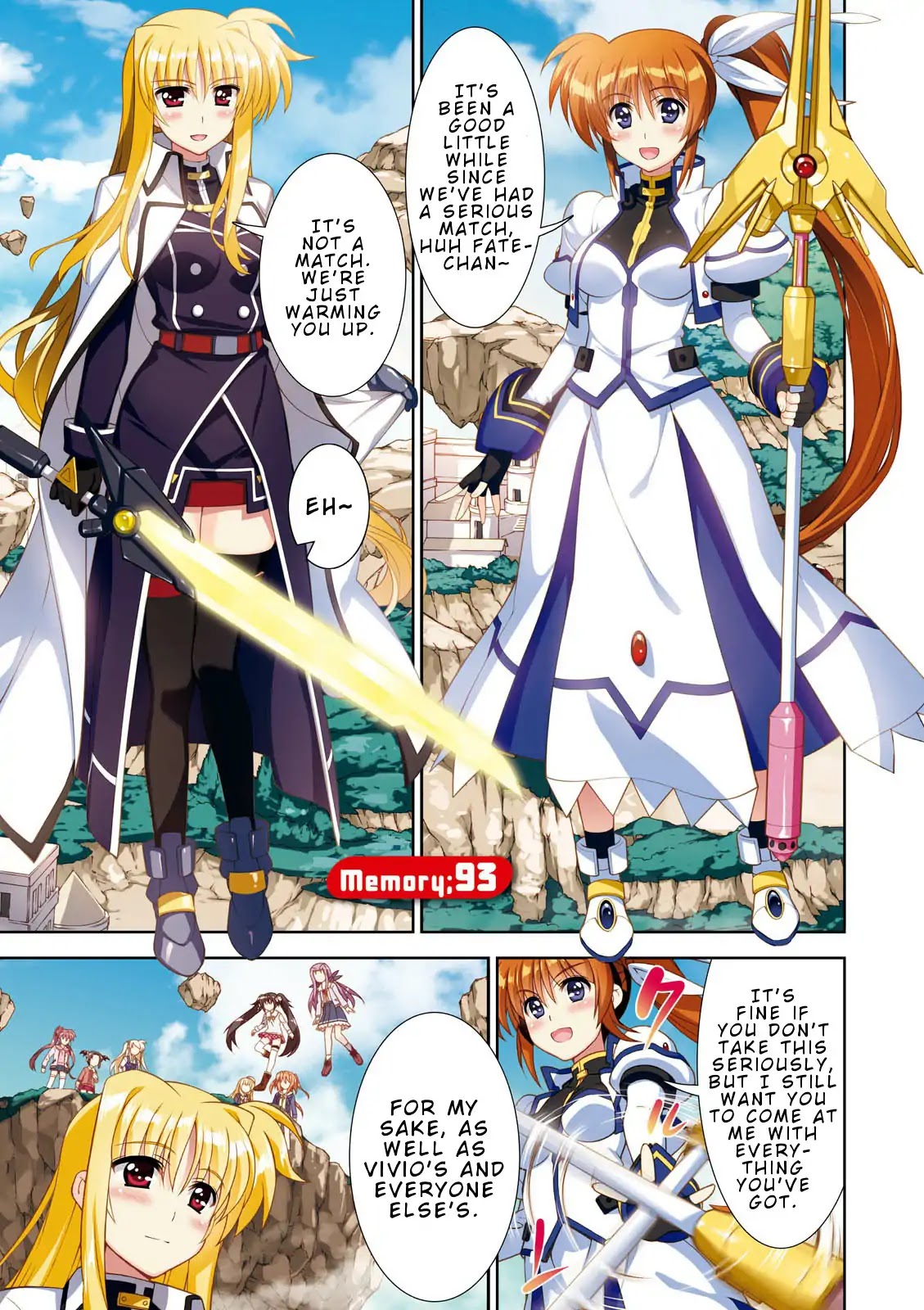 Mahou Shoujo Lyrical Nanoha Vivid Chapter 93 page 2 - Chapter 93: The Two’s Countdown
