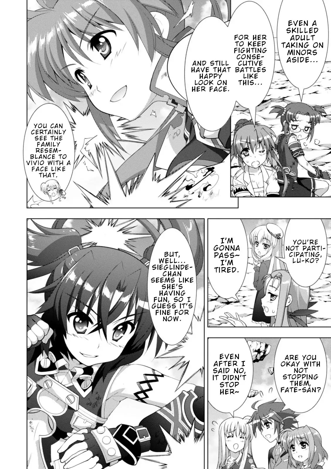 Mahou Shoujo Lyrical Nanoha Vivid Chapter 93 page 27 - Chapter 93: The Two’s Countdown