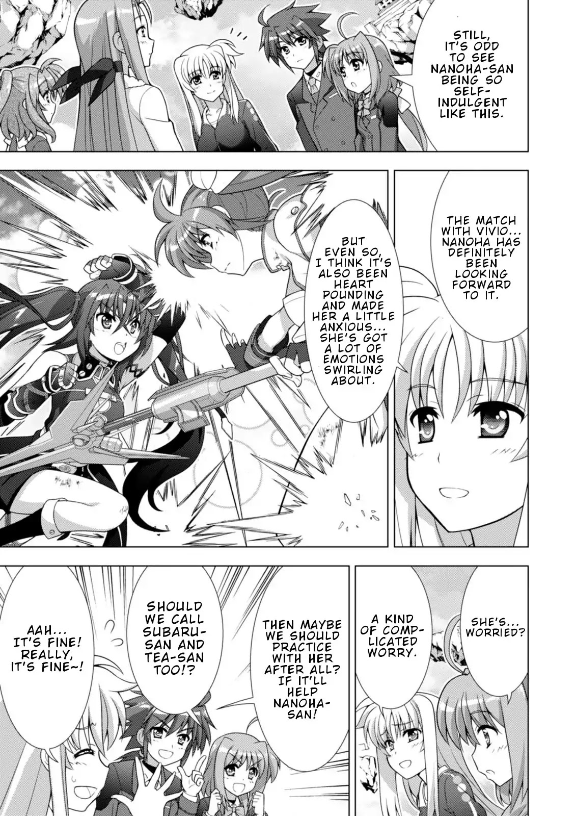 Mahou Shoujo Lyrical Nanoha Vivid Chapter 93 page 28 - Chapter 93: The Two’s Countdown