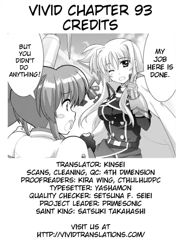 Mahou Shoujo Lyrical Nanoha Vivid Chapter 93 page 32 - Chapter 93: The Two’s Countdown