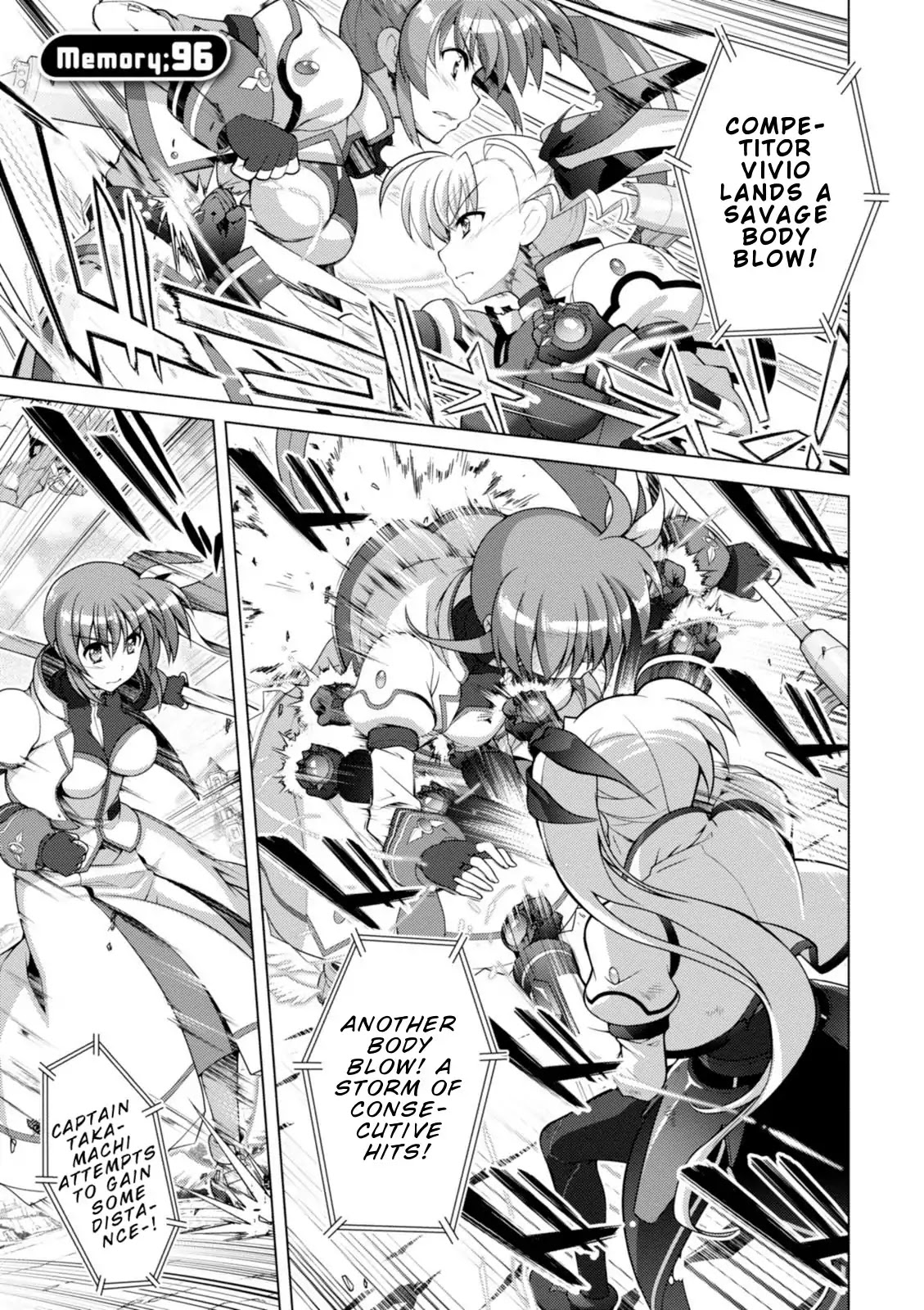 Mahou Shoujo Lyrical Nanoha Vivid Chapter 96 page 1 - Chapter 96: Tying Down