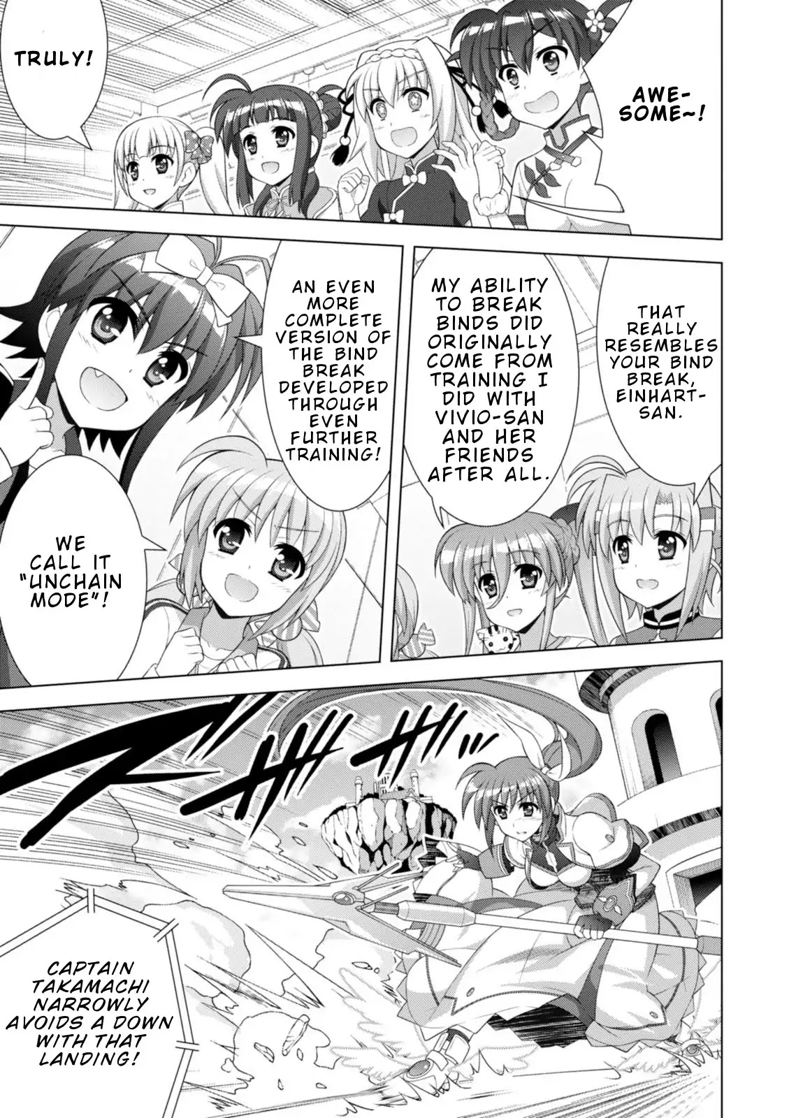 Mahou Shoujo Lyrical Nanoha Vivid Chapter 96 page 12 - Chapter 96: Tying Down
