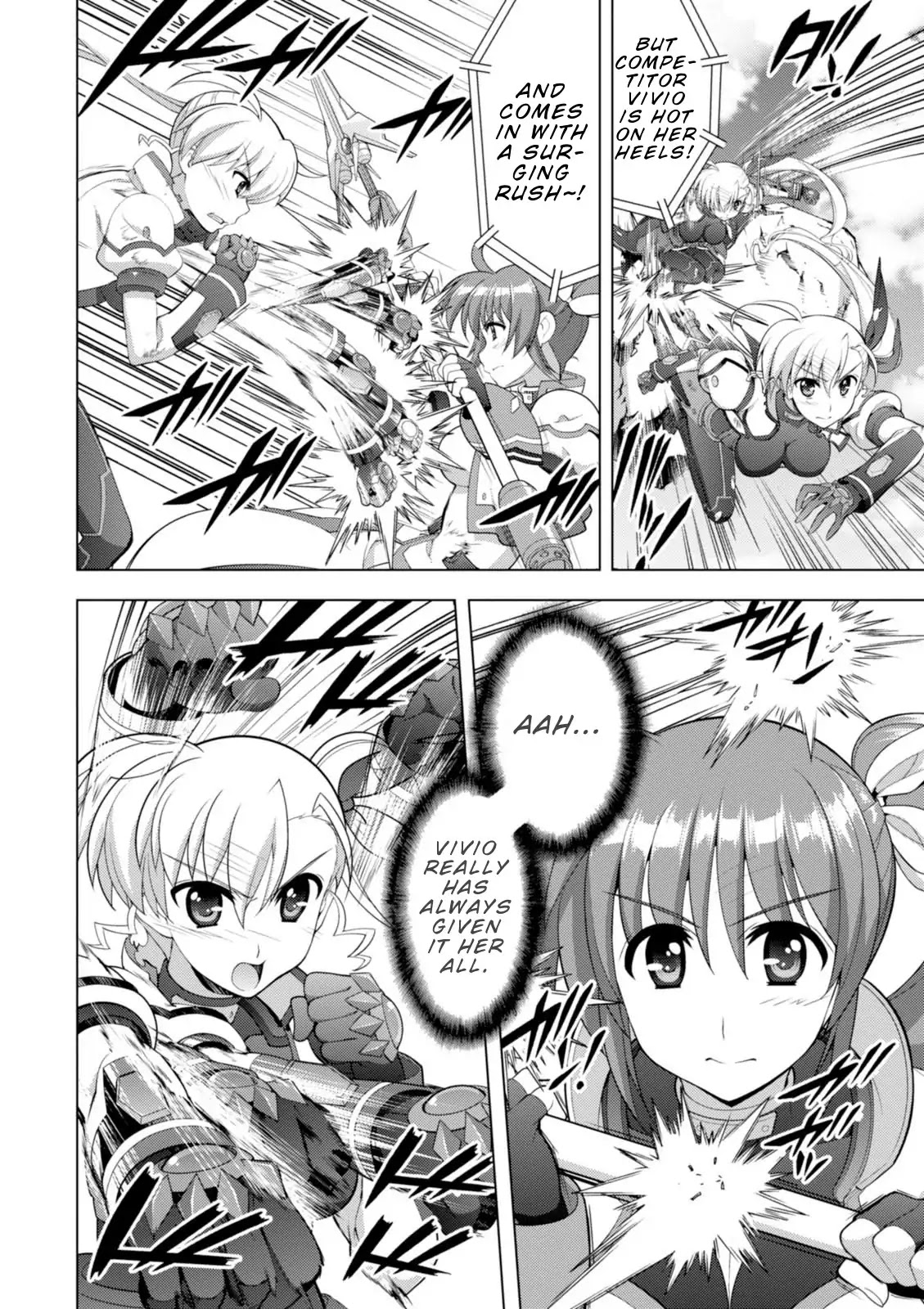 Mahou Shoujo Lyrical Nanoha Vivid Chapter 96 page 13 - Chapter 96: Tying Down