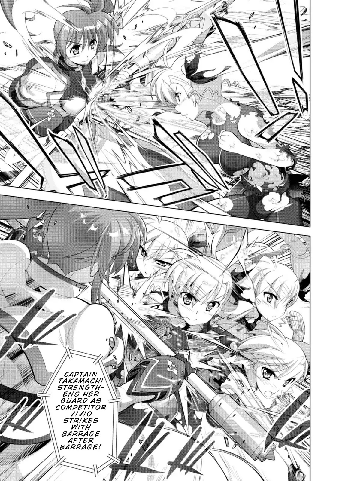 Mahou Shoujo Lyrical Nanoha Vivid Chapter 98 page 4 - Chapter 98: Rainbow Flash