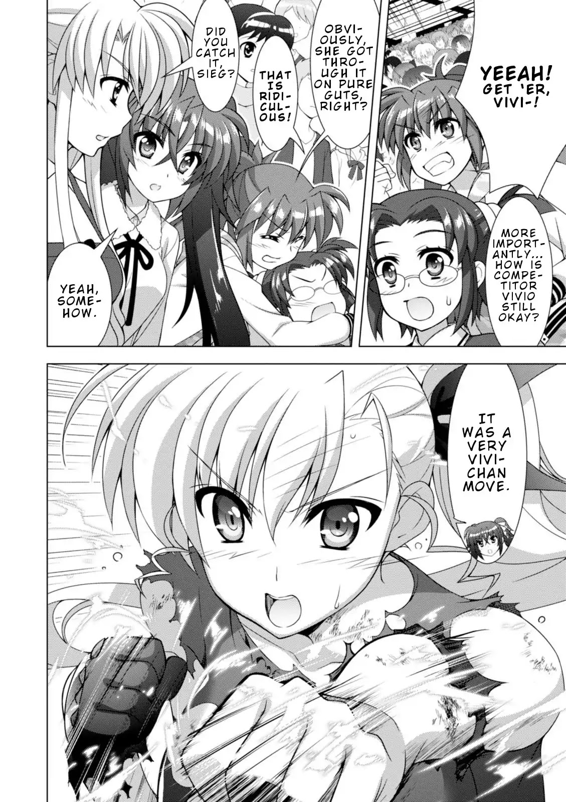 Mahou Shoujo Lyrical Nanoha Vivid Chapter 98 page 5 - Chapter 98: Rainbow Flash