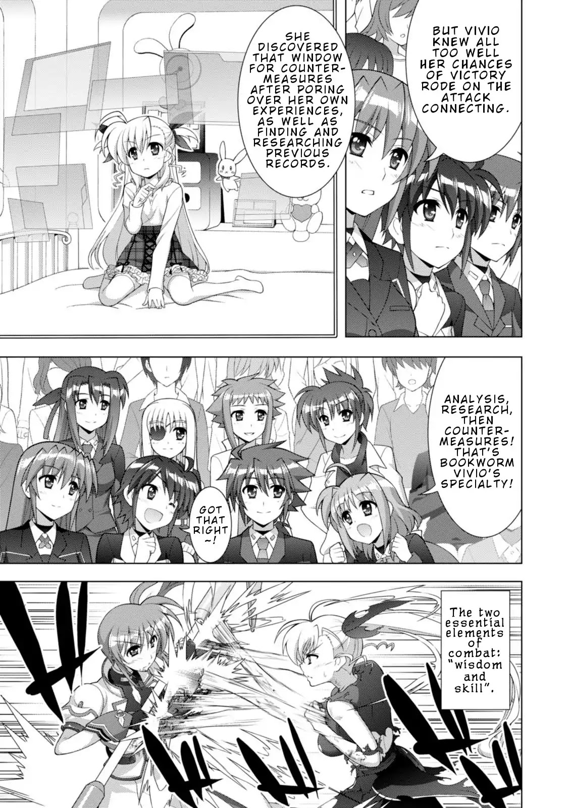 Mahou Shoujo Lyrical Nanoha Vivid Chapter 98 page 8 - Chapter 98: Rainbow Flash
