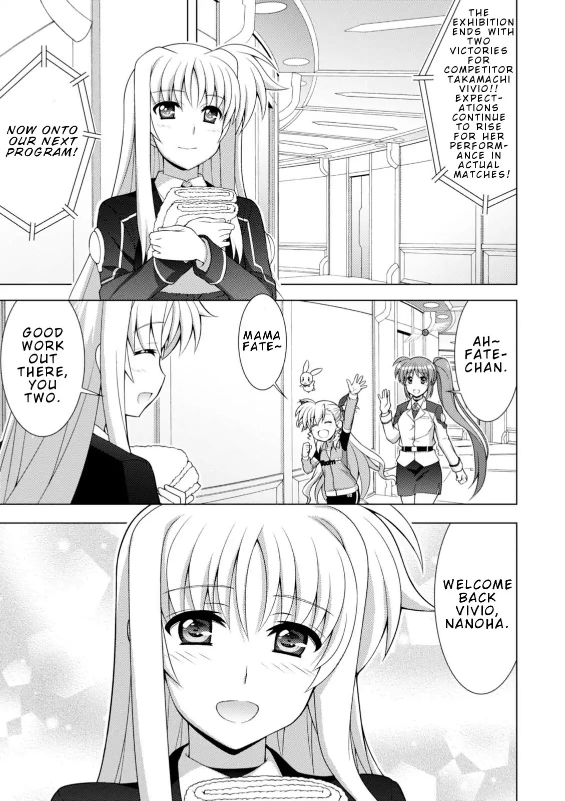 Mahou Shoujo Lyrical Nanoha Vivid Chapter 99 page 25 - Chapter 99: Glad to Be Back