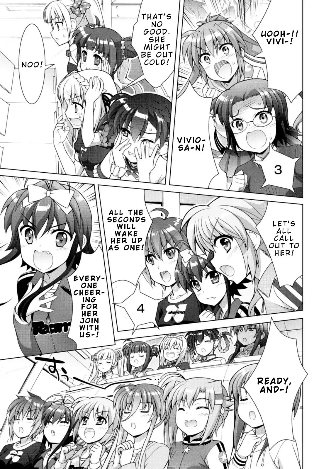 Mahou Shoujo Lyrical Nanoha Vivid Chapter 99 page 7 - Chapter 99: Glad to Be Back