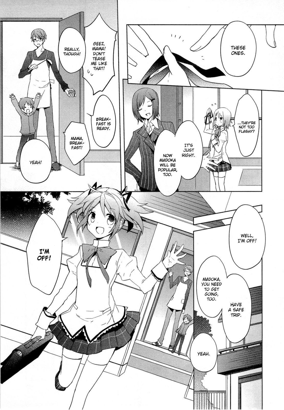 Mahou Shoujo Madoka★Magica Chapter 1 page 13 - Chapter 1: I Kind of Saw Her in My Dream...