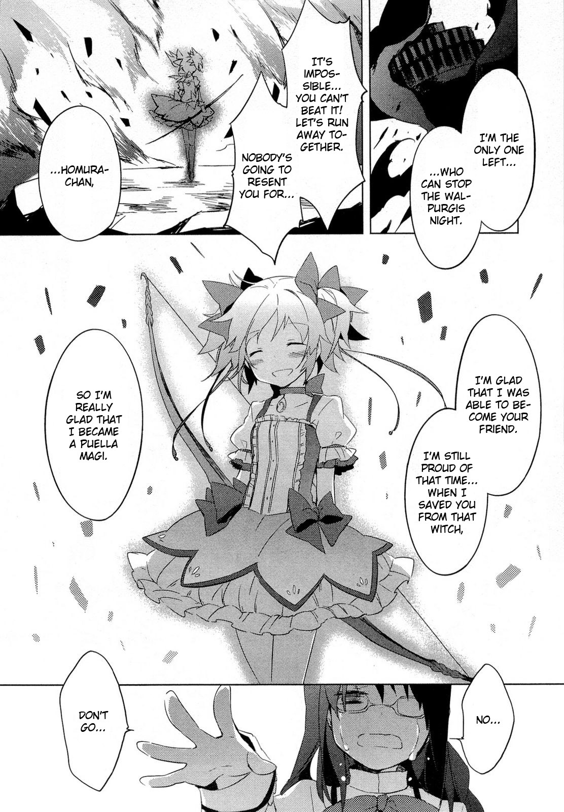 Mahou Shoujo Madoka★Magica Chapter 10 page 13 - Chapter 10: I Won't Depend on Anyone Anymore
