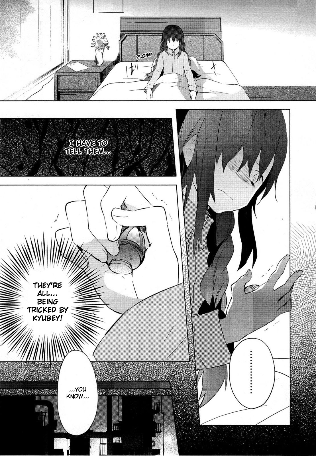 Mahou Shoujo Madoka★Magica Chapter 10 page 22 - Chapter 10: I Won't Depend on Anyone Anymore