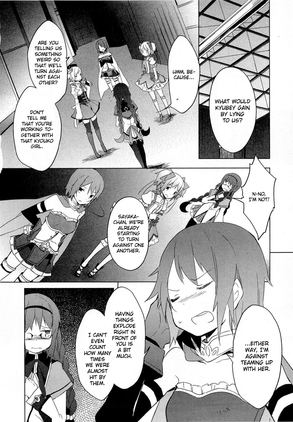 Mahou Shoujo Madoka★Magica Chapter 10 page 23 - Chapter 10: I Won't Depend on Anyone Anymore