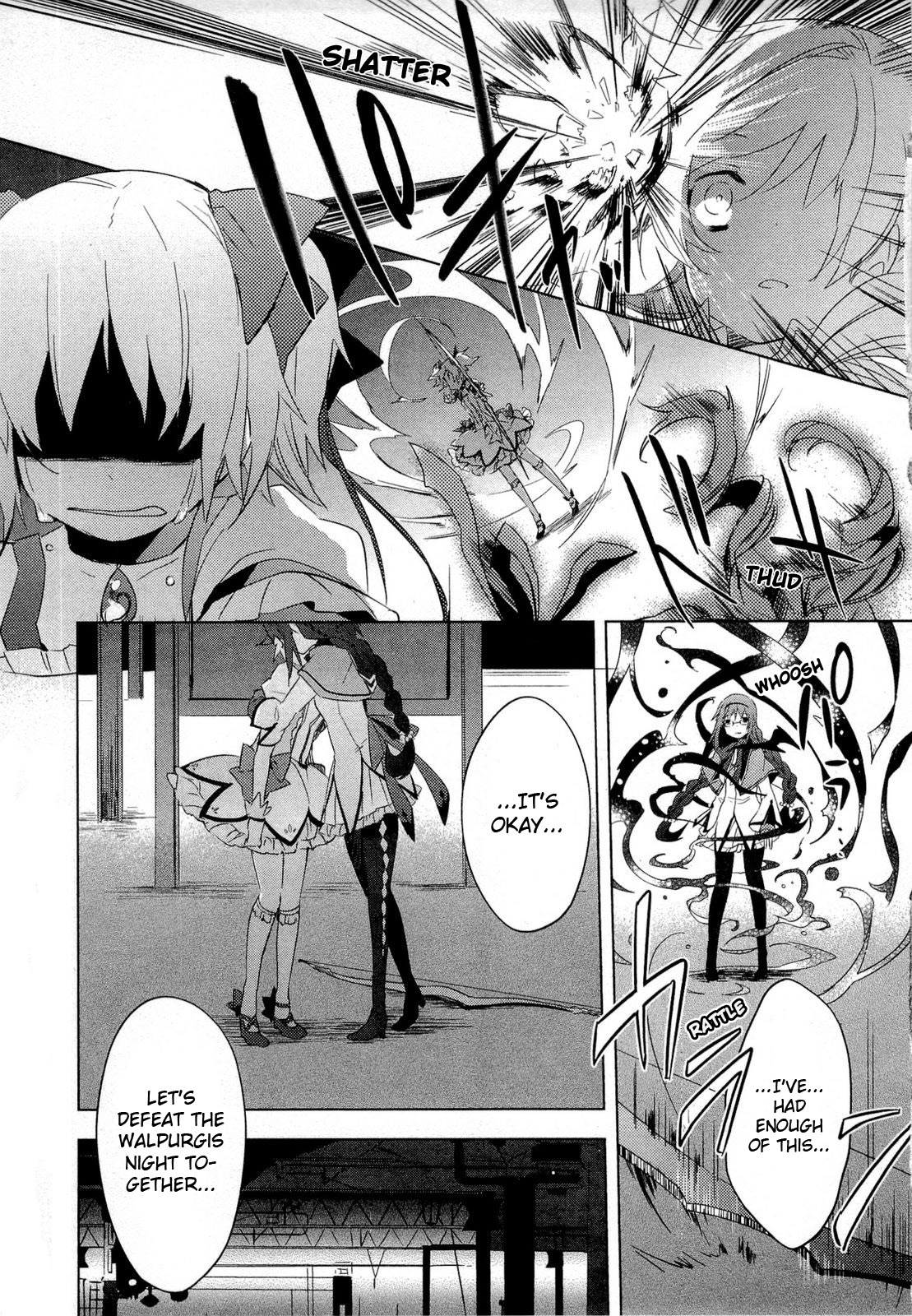 Mahou Shoujo Madoka★Magica Chapter 10 page 28 - Chapter 10: I Won't Depend on Anyone Anymore
