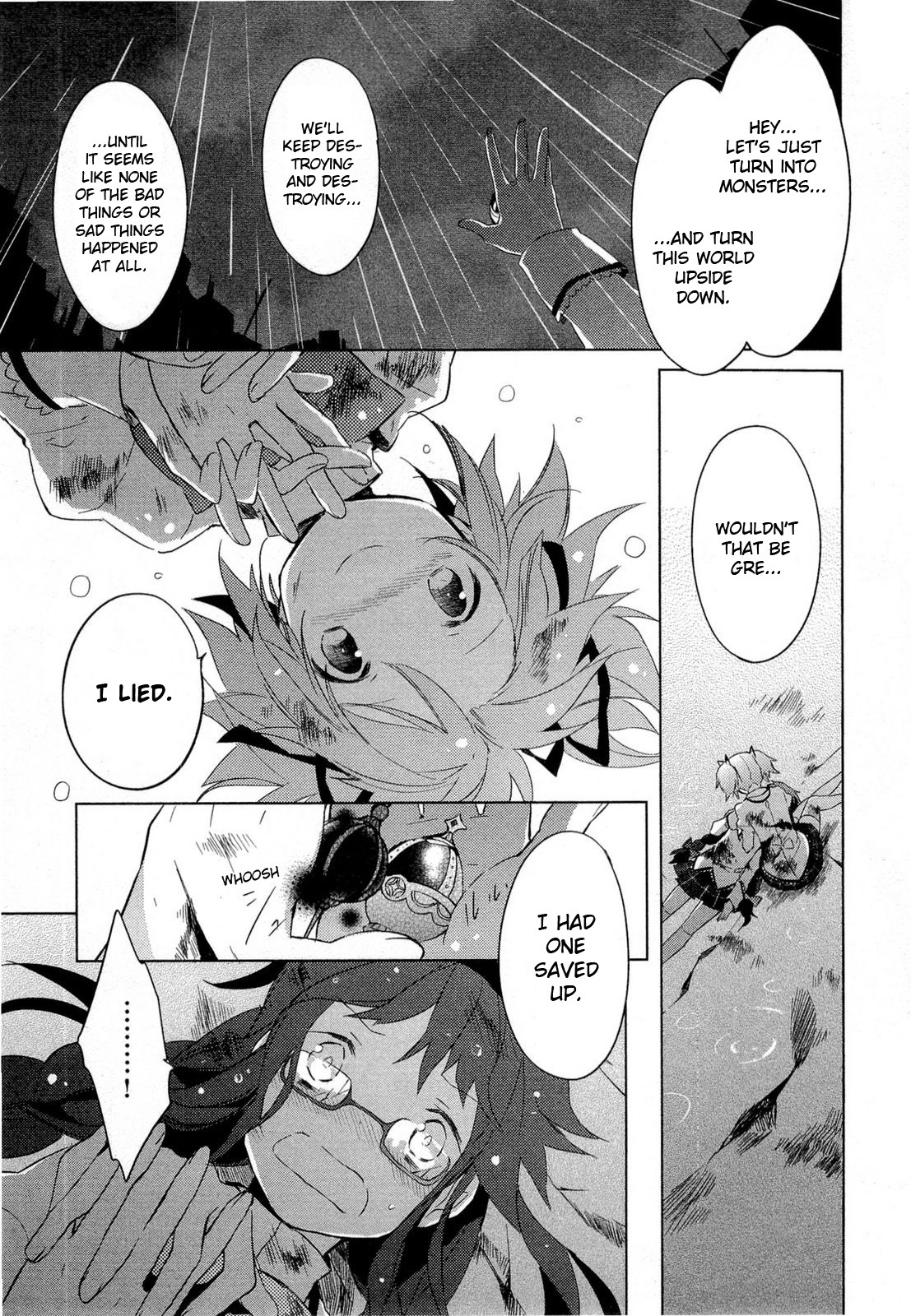 Mahou Shoujo Madoka★Magica Chapter 10 page 30 - Chapter 10: I Won't Depend on Anyone Anymore