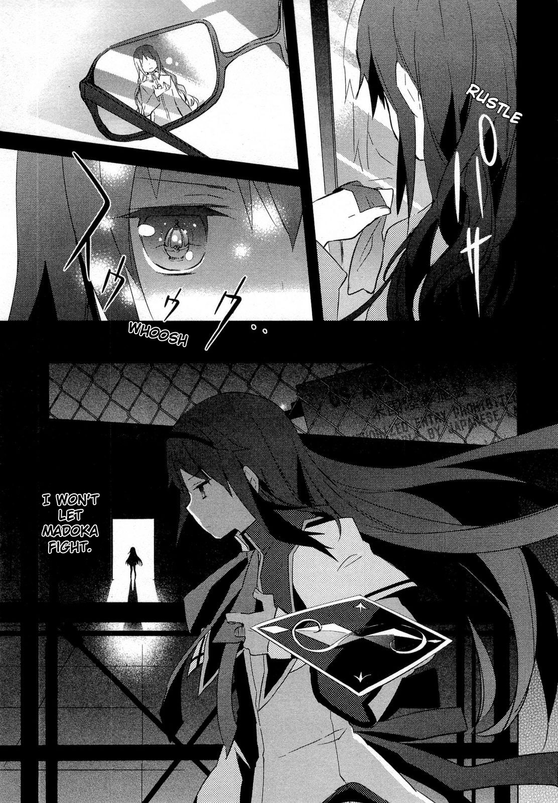 Mahou Shoujo Madoka★Magica Chapter 10 page 34 - Chapter 10: I Won't Depend on Anyone Anymore