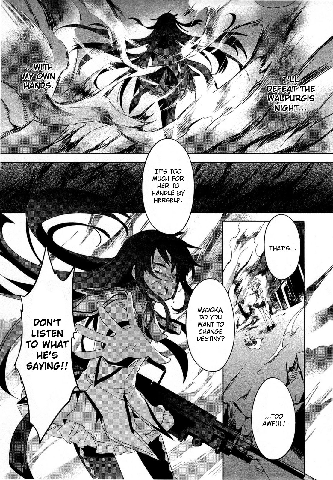 Mahou Shoujo Madoka★Magica Chapter 10 page 36 - Chapter 10: I Won't Depend on Anyone Anymore