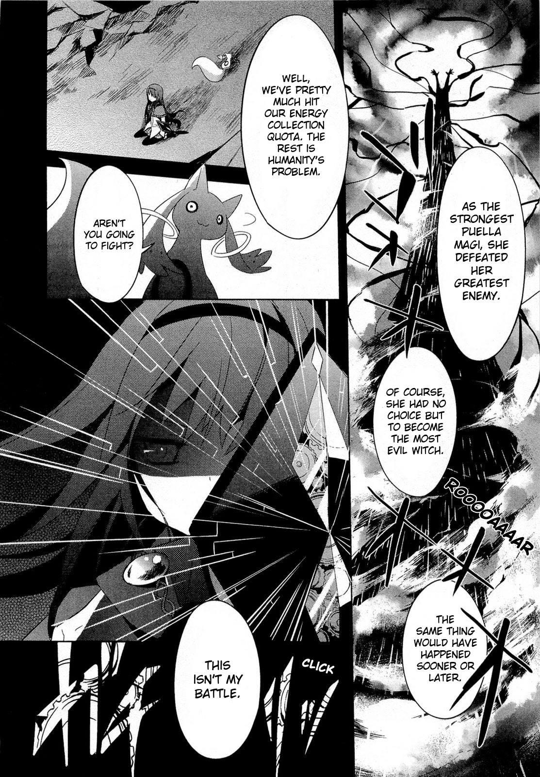 Mahou Shoujo Madoka★Magica Chapter 10 page 39 - Chapter 10: I Won't Depend on Anyone Anymore