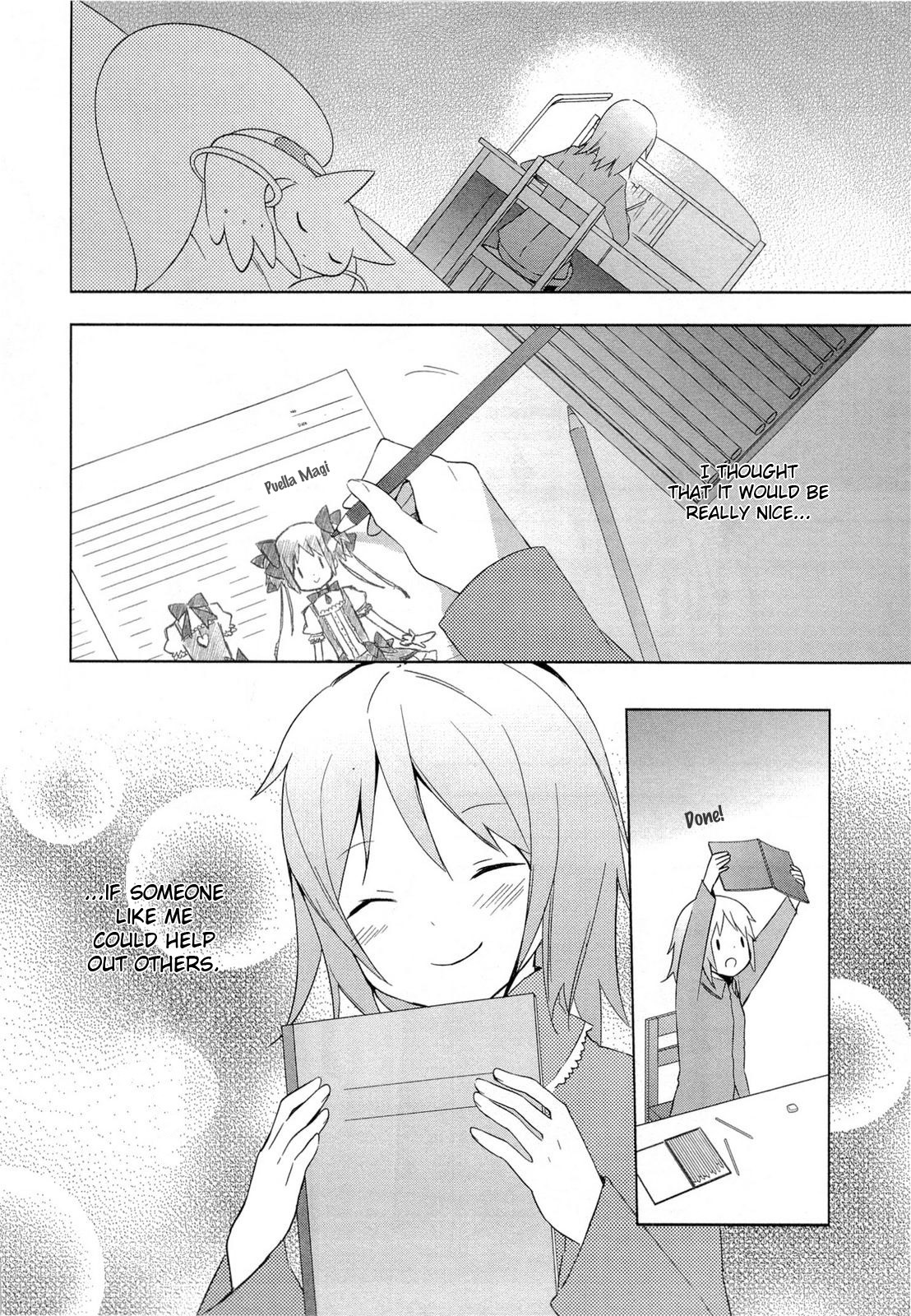 Mahou Shoujo Madoka★Magica Chapter 2 page 34 - Chapter 2: I Thought That It Would Be Really Nice
