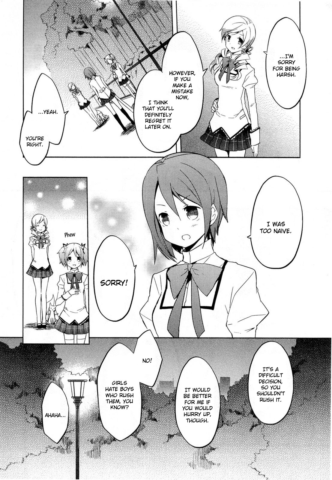 Mahou Shoujo Madoka★Magica Chapter 3 page 10 - Chapter 3: I'm Not Afraid of Anything Anymore