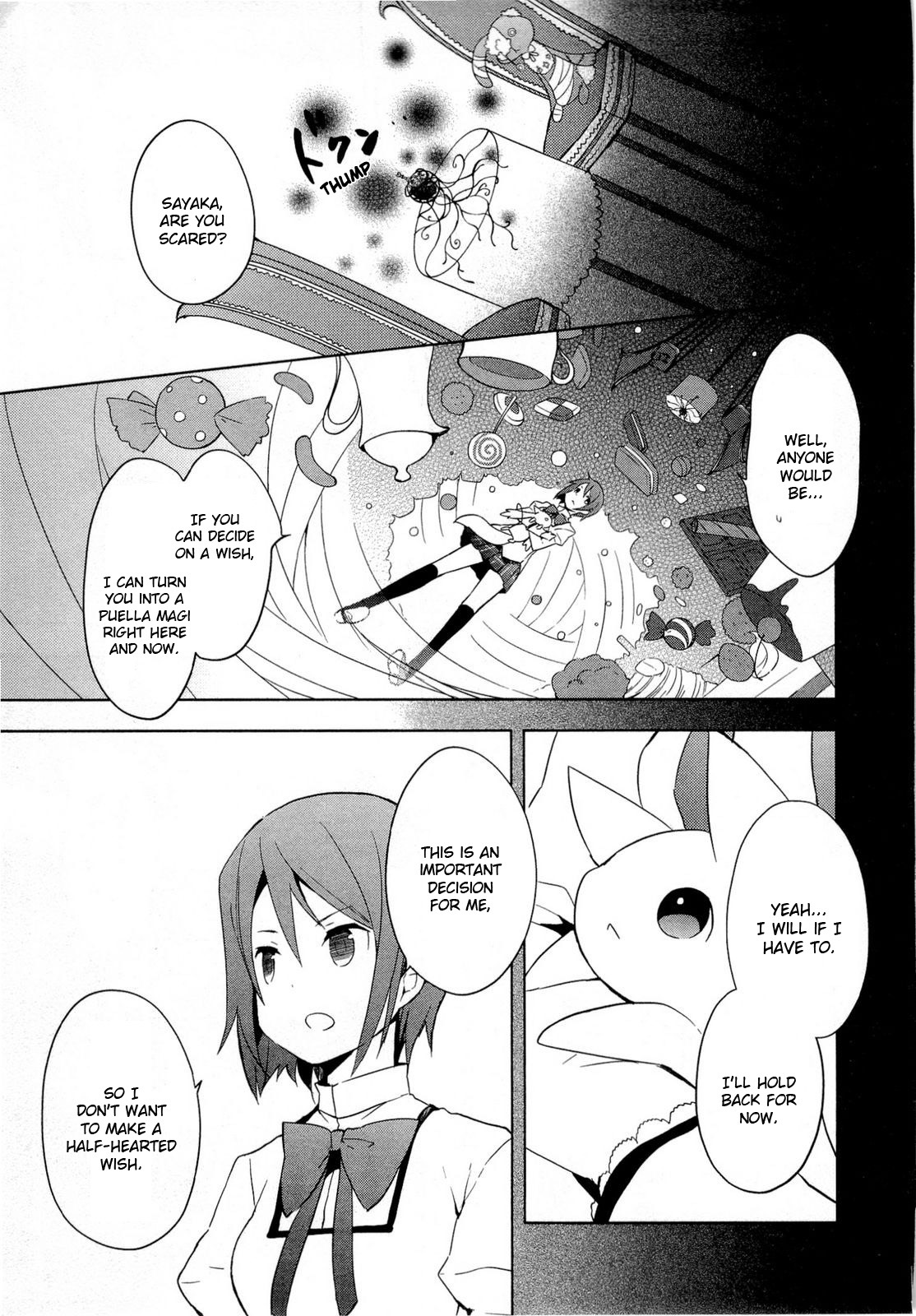 Mahou Shoujo Madoka★Magica Chapter 3 page 17 - Chapter 3: I'm Not Afraid of Anything Anymore