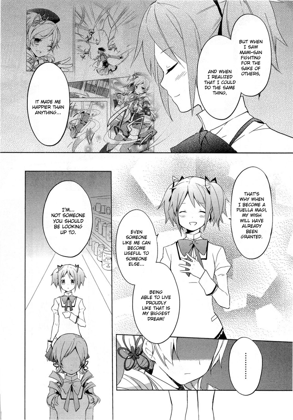 Mahou Shoujo Madoka★Magica Chapter 3 page 22 - Chapter 3: I'm Not Afraid of Anything Anymore
