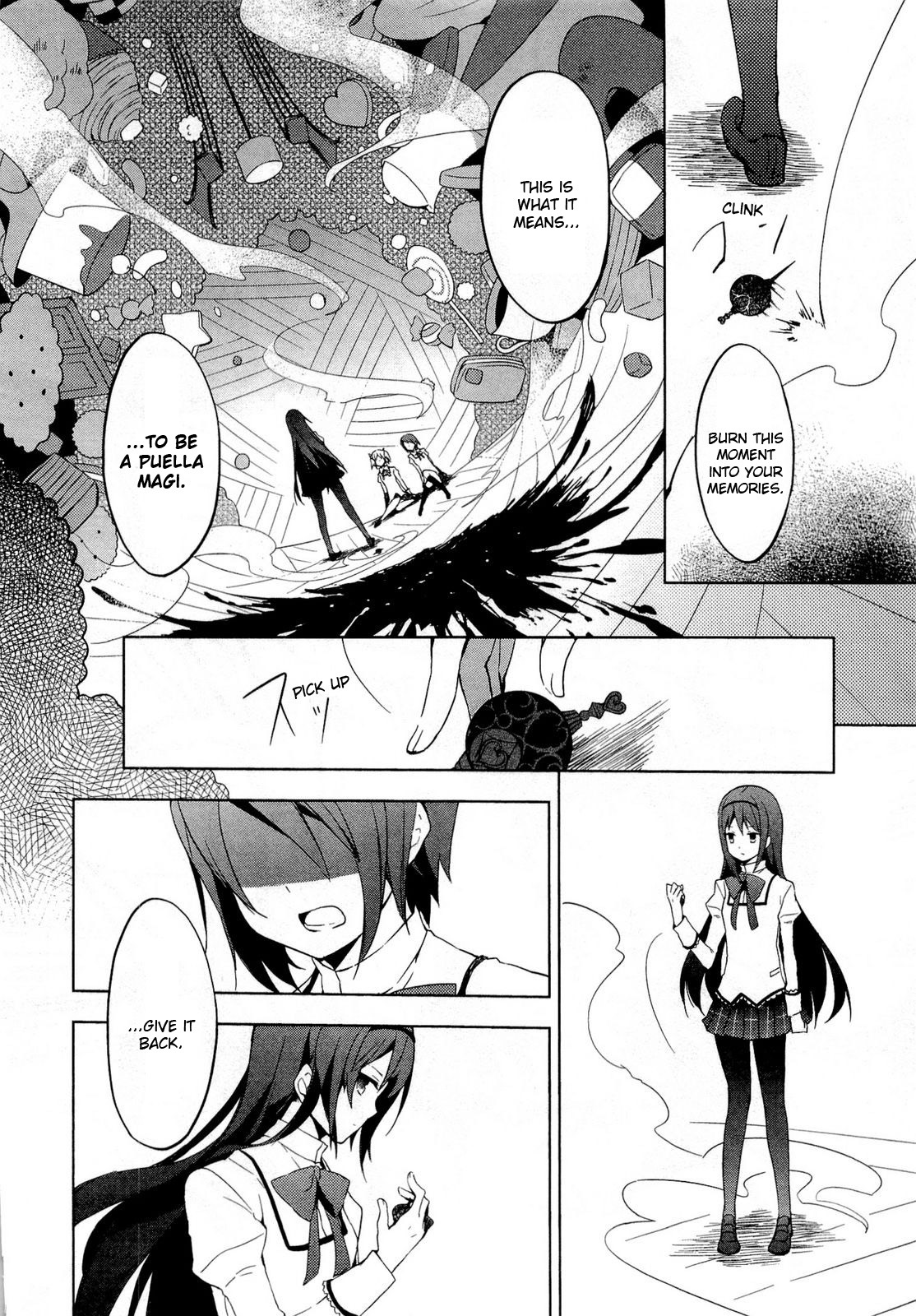 Mahou Shoujo Madoka★Magica Chapter 3 page 32 - Chapter 3: I'm Not Afraid of Anything Anymore