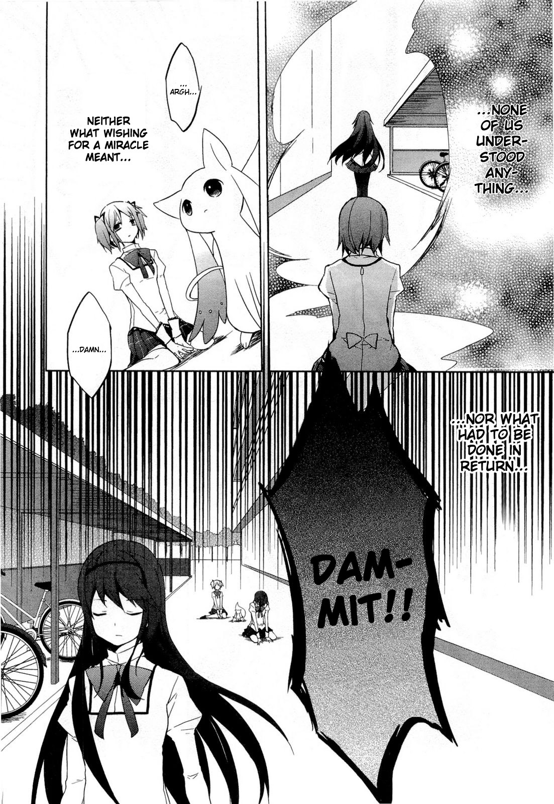Mahou Shoujo Madoka★Magica Chapter 3 page 34 - Chapter 3: I'm Not Afraid of Anything Anymore