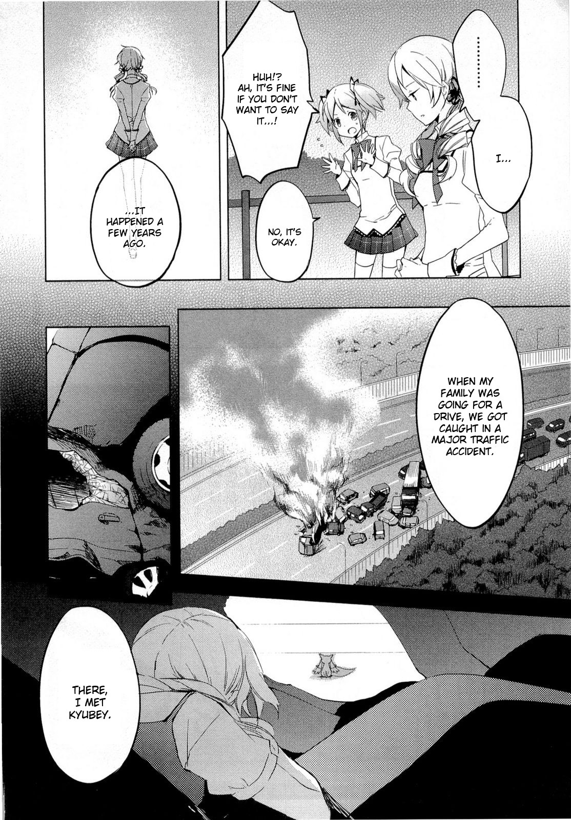 Mahou Shoujo Madoka★Magica Chapter 3 page 6 - Chapter 3: I'm Not Afraid of Anything Anymore
