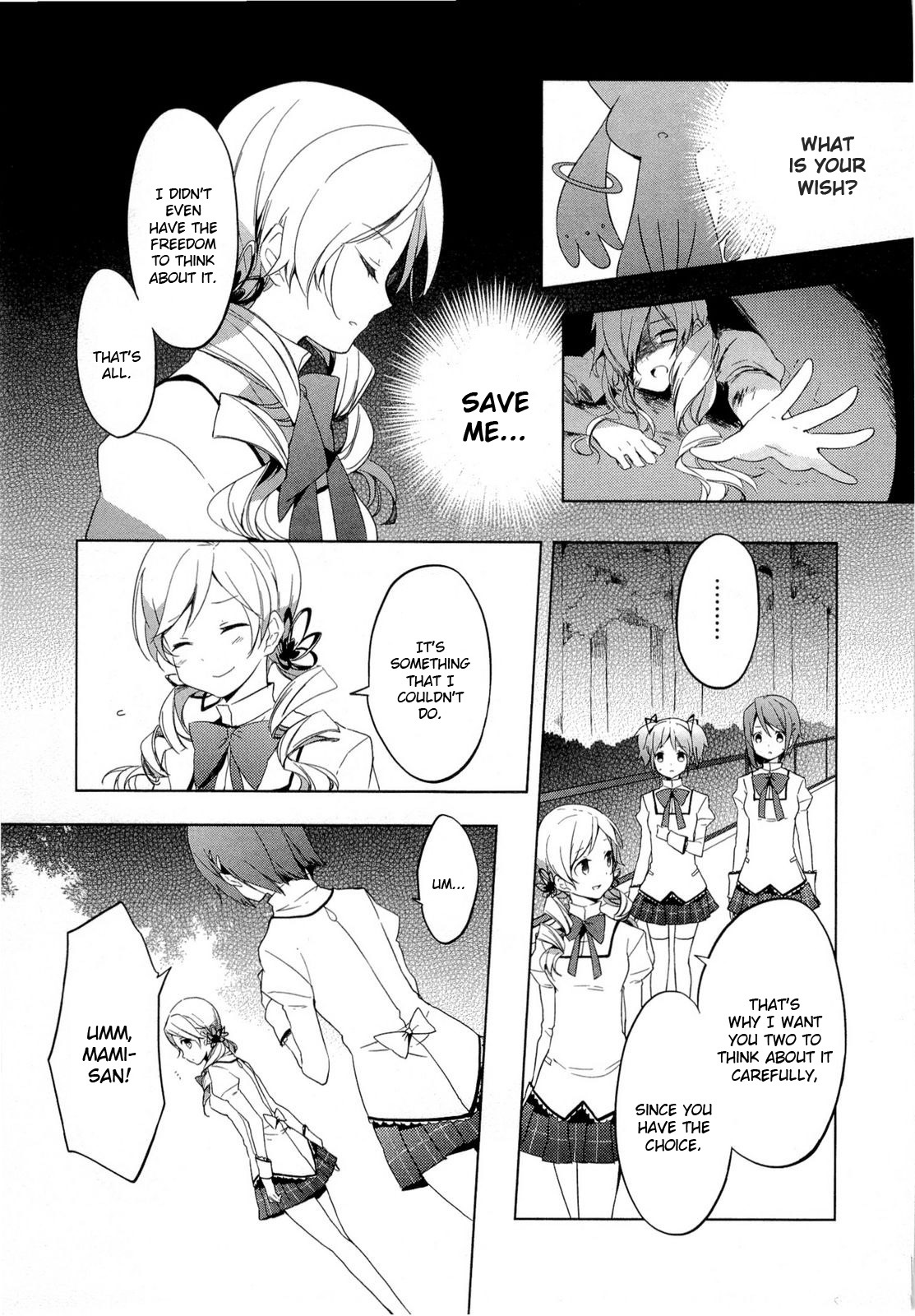 Mahou Shoujo Madoka★Magica Chapter 3 page 7 - Chapter 3: I'm Not Afraid of Anything Anymore