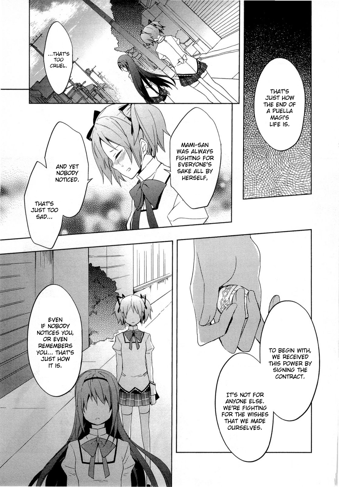 Mahou Shoujo Madoka★Magica Chapter 4 page 11 - Chapter 4: Both Miracles and Magic Exist