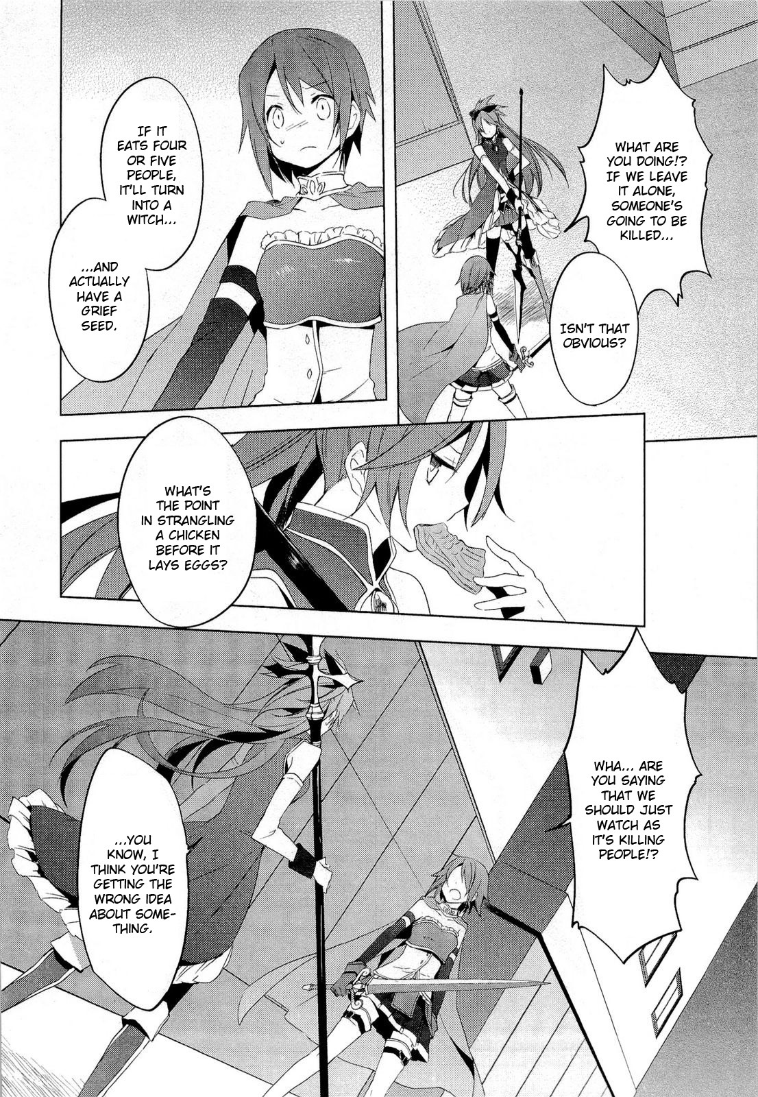 Mahou Shoujo Madoka★Magica Chapter 5 page 32 - Chapter 5: There's No Way I'd Regret This