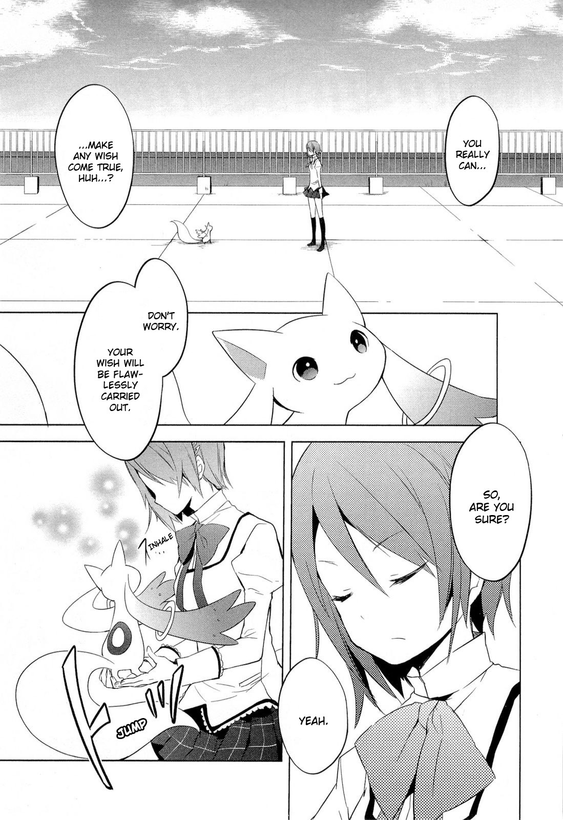 Mahou Shoujo Madoka★Magica Chapter 5 page 7 - Chapter 5: There's No Way I'd Regret This