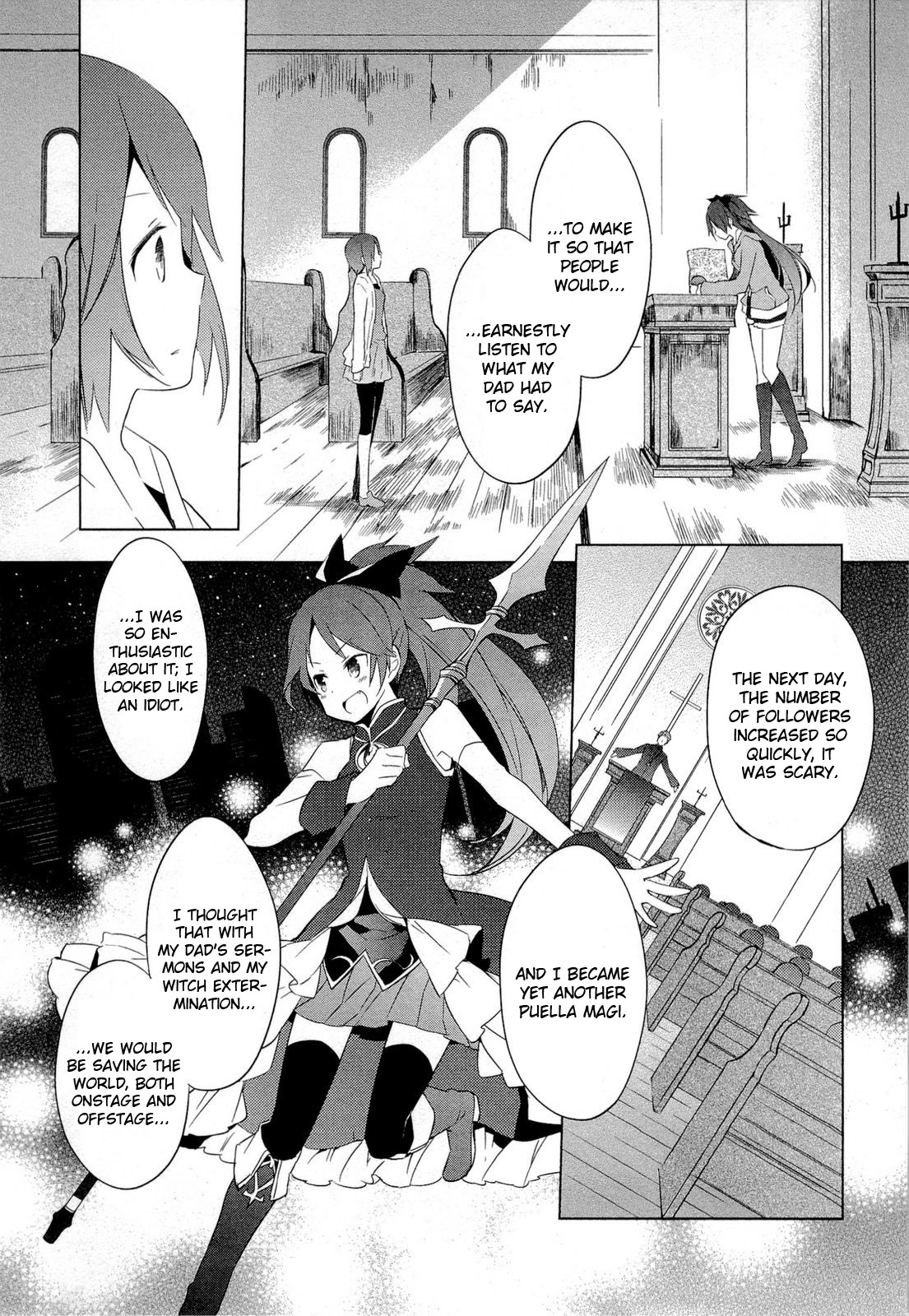 Mahou Shoujo Madoka★Magica Chapter 7 page 13 - Chapter 7: Can You Face Your True Feelings?
