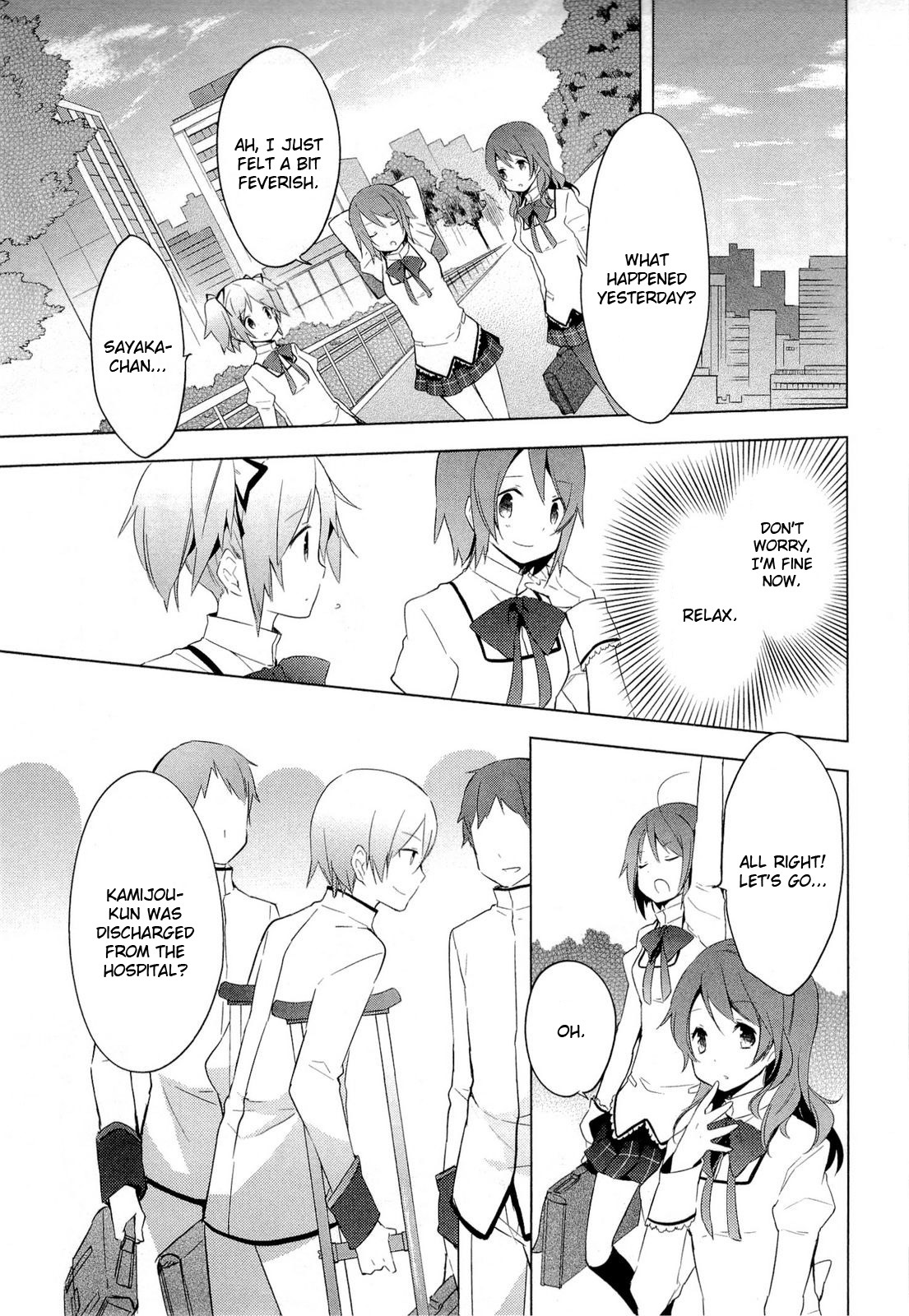 Mahou Shoujo Madoka★Magica Chapter 7 page 19 - Chapter 7: Can You Face Your True Feelings?